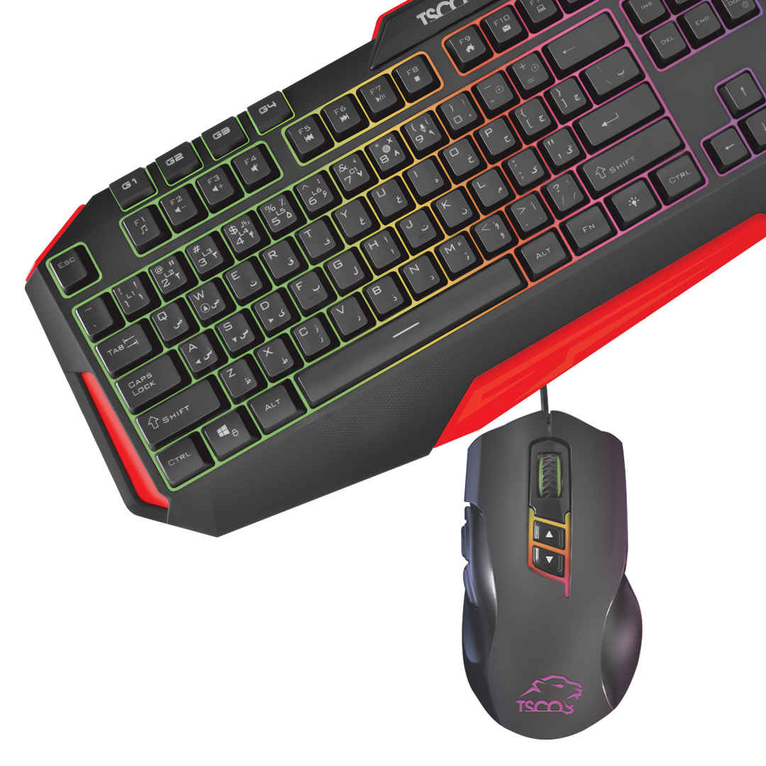 Tesco Gaming Toetsenbord en Muis Set GKM 8205