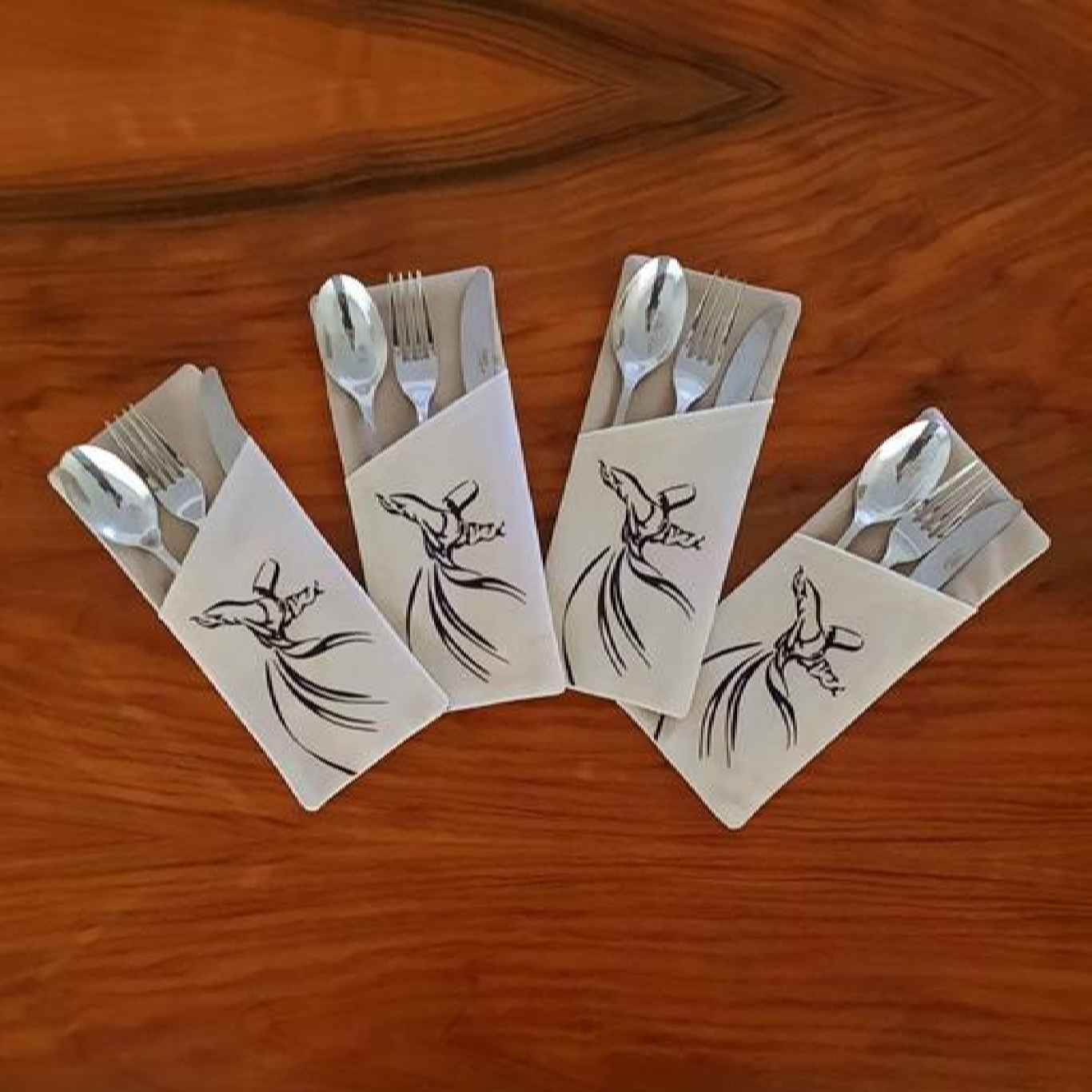 Fluwelen Bestekzak – Perfect voor Tafeldecoratie