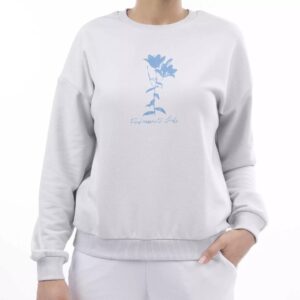 Dames Sweater Katoen & Polyester Mix Bloemen