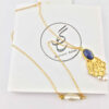 Messing Ketting Perzisch Traditioneel Thema voor Dames met Lapis Lazuli