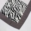 Gedrukte Sjaal voor Dames Artistiek & Lichtgewicht Zebra & Houndstooth
