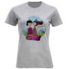 Dames T-Shirt met Romantische Nowruz Print