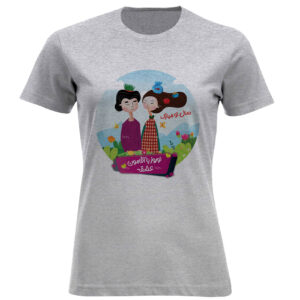 Dames T-Shirt met Romantische Nowruz Print
