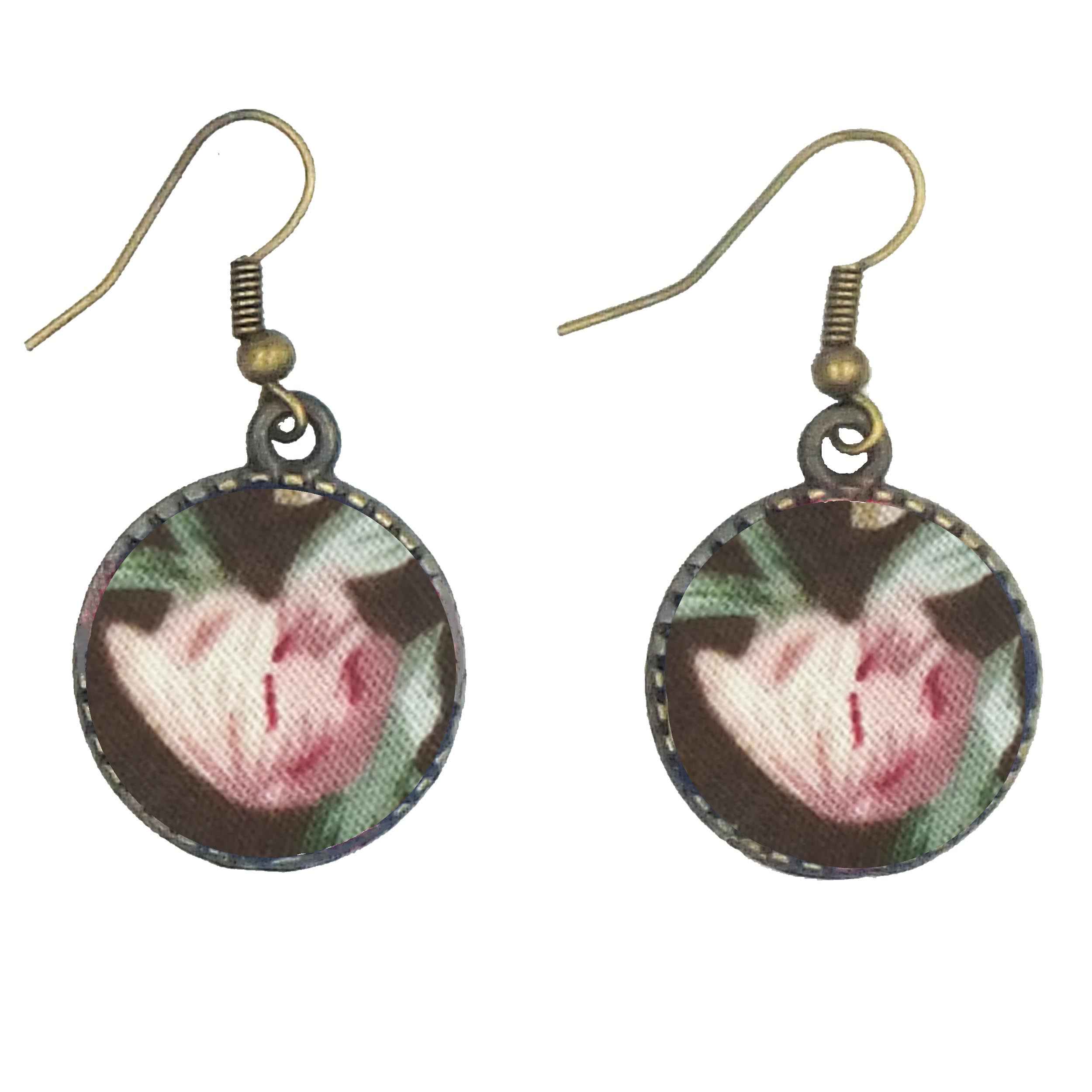 Dames Gedraaide Haarband & Oorbellen Set Botanisch