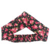 Dames Gedraaide Haarband & Oorbellen Set Zwart
