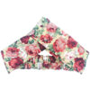 Dames Gedraaide Haarband & Oorbellen Set Crème