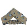 Dames Gedraaide Haarband & Oorbellen Set Grijs