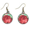 Dames Gedraaide Haarband & Oorbellen Set Lichtgroen