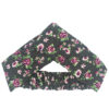 Dames Gedraaide Haarband & Oorbellen Set Bloem & Stippen