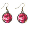 Dames Gedraaide Haarband & Oorbellen Set Paars