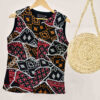 Dames Vest Patchwork & Borduurwerk Iraanse Kunst