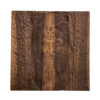 Houten gesneden backgammonbord met de held Rostam
