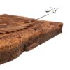 Houten gesneden backgammonbord met adelaar
