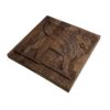 Houten gesneden backgammonbord met Perzische Griffoen