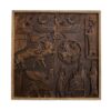 Houten gesneden backgammonbord met Perzisch erfgoed Achaemenid