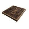 Houten gesneden backgammonbord met Perzisch erfgoed Faravahar