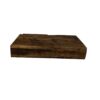 Houten gesneden backgammonbord met Feniks-ontwerp