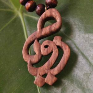 Perzische Naamketting Roya – Handgemaakt Hout
