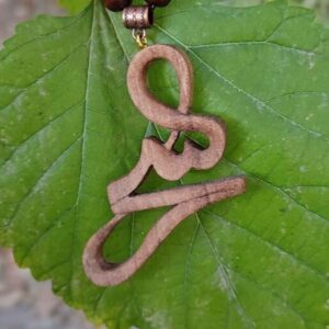 Perzische Naamketting Sahar – Handgemaakt Hout