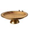 Houten Serveerbord voor Fruit en Snoep Vogel Design