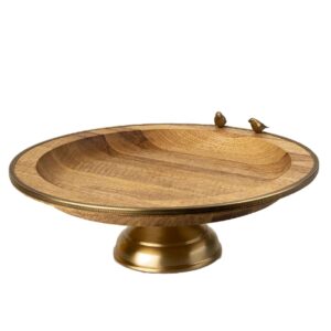 Houten Serveerbord voor Fruit en Snoep Vogel Design