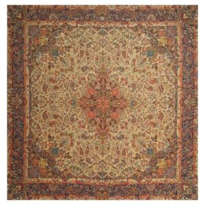 Yazd Termeh Tafelkleed Luxueus met Bloemenpatroon Aseman