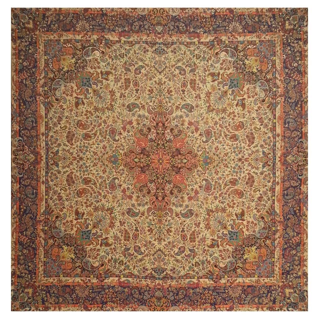Yazd Termeh Tafelkleed Luxueus met Bloemenpatroon Aseman