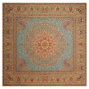 Yazd Termeh Tafelkleed Luxueus met Perzisch Paisley Patroon Farvardin II