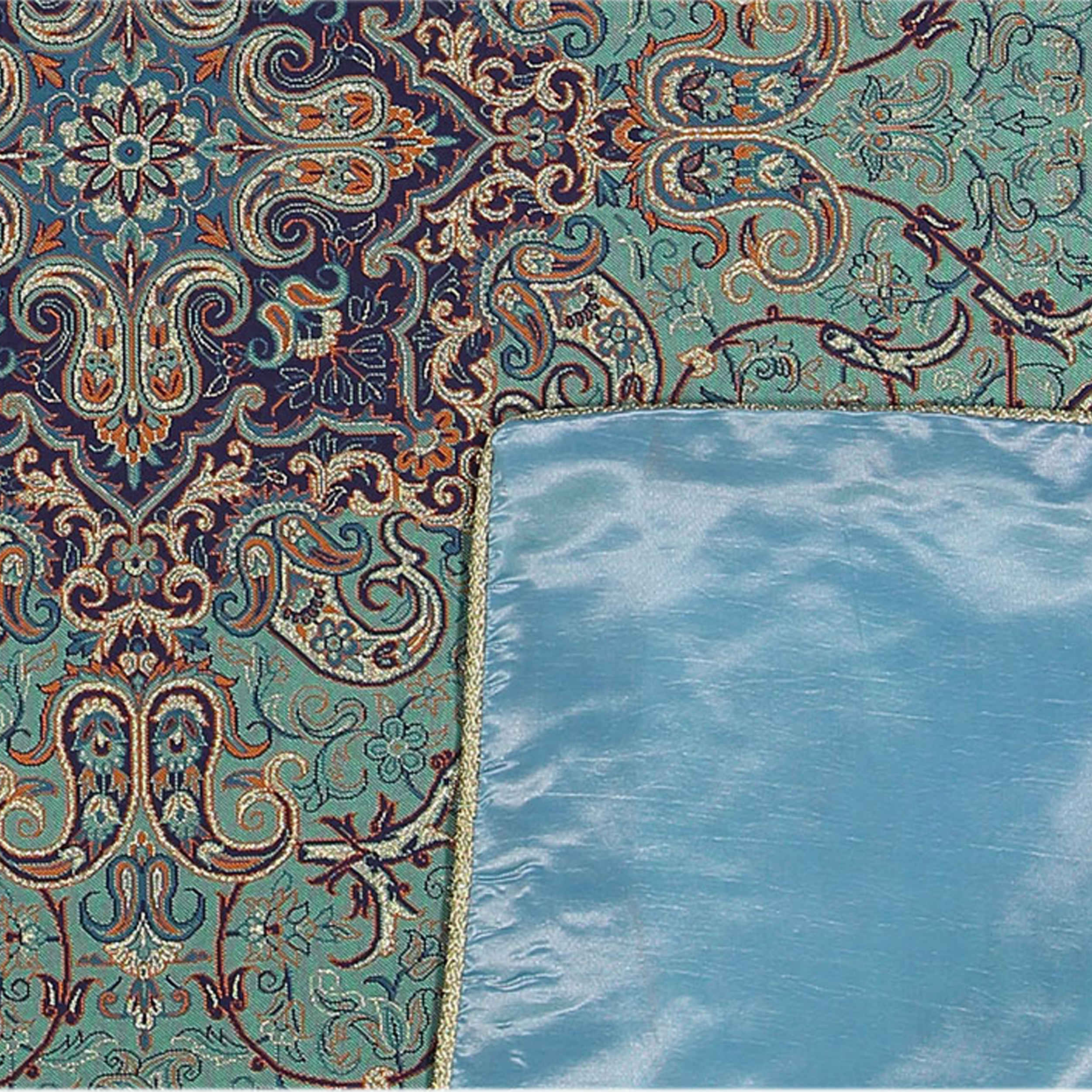 Yazd Termeh Tafelkleed Luxueus met Perzisch Paisley Patroon Pardis