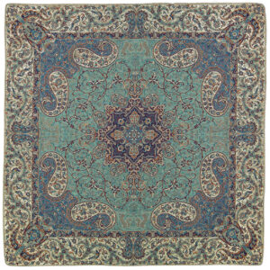 Yazd Termeh Tafelkleed Luxueus met Perzisch Paisley Patroon Pardis