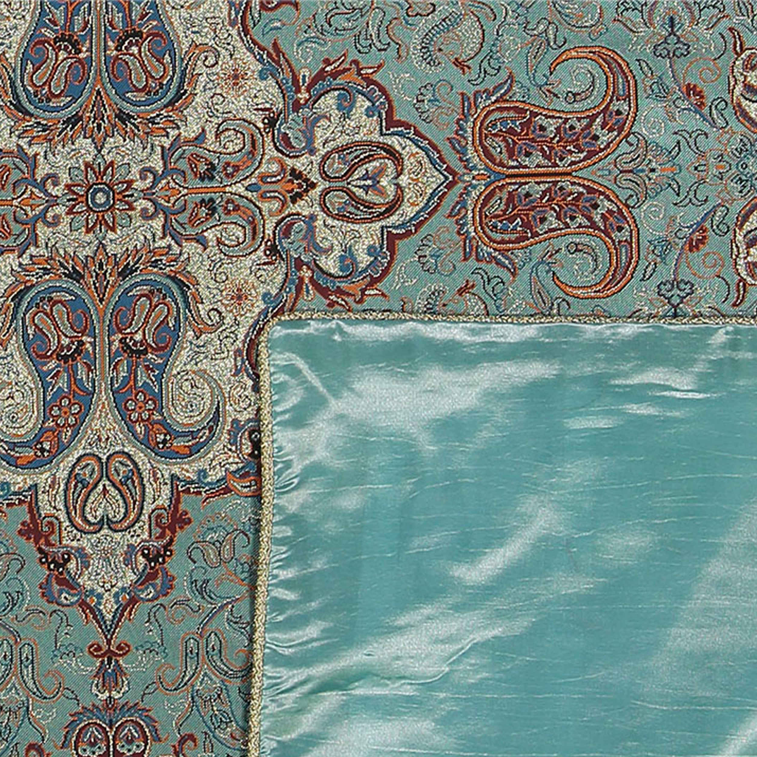 Yazd Termeh Tafelkleed Luxueus met Perzisch Paisley Patroon Pars
