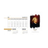 1403 Perzische Maandkalender met Houten Basis
