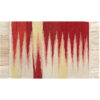 Artistieke rode Perzische Kelim, abstract geometrisch