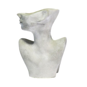Decoratieve Betonnen Sculptuur Vaas in Vrouwelijke Vorm