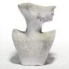 Decoratieve betonnen sculptuurvaas in de vorm van een vrouwelijk lichaam, een gedurfd artistiek statement