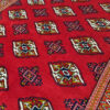 Handgeknoopt Perzisch Qashqai Tribaal Tapijt (Bukhara Design) - Rode Wol