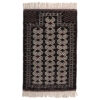 Handgeknoopt Perzisch Golestan Torkaman Tapijt (Bukhara Design) - Mahoniebruine Wol