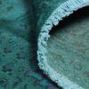 Handgeknoopt Perzisch Isfahan Tapijt (Traditioneel Klassiek Design) - Groenblauwe Wol