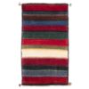 Authentiek handgeknoopt Perzisch gestreept Gabbeh tapijt - Rood, Wol