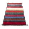 Authentiek handgeknoopt Perzisch gestreept Gabbeh tapijt - Rood, Wol