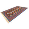 Perzische Firuzabad Qashqai Kelim, geometrisch, authentieke wol