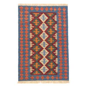 Authentiek Perzisch Wol Kilim Tapijt Handgeweven in Firuzabad Qashqai