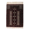 Handgeknoopt Perzisch Golestan Torkaman Tapijt (Bukhara Design) - Bruine Wol
