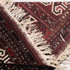 Handgeknoopt Perzisch Golestan Torkaman Tapijt (Bukhara Design) - Bruine Wol
