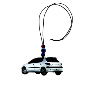 Auto Ornament Peugeot 206 Wit