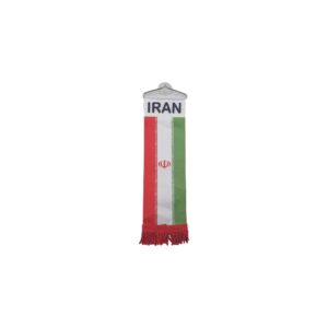 Perzische Autohanger – Iraanse Vlag Stoffen Ornament
