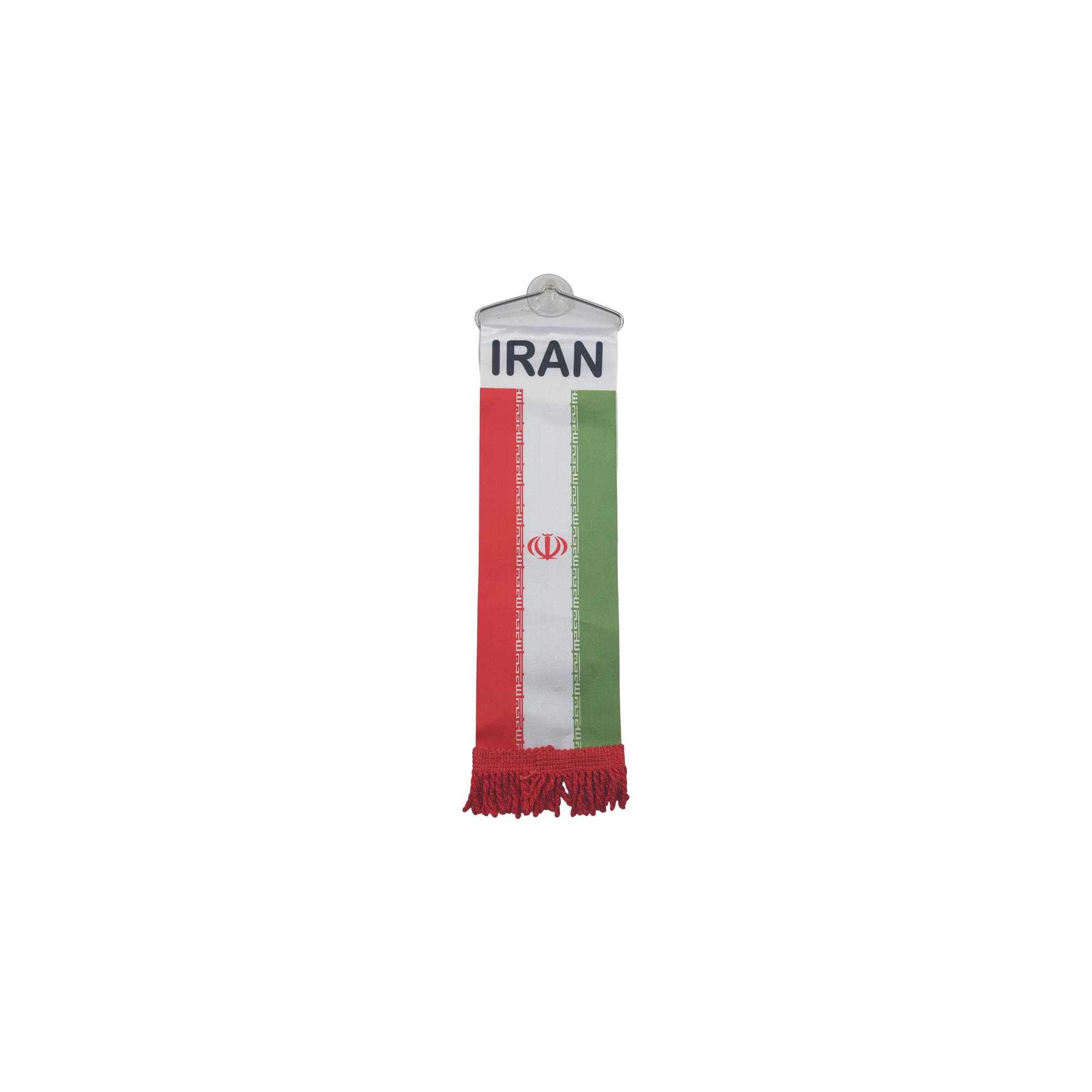 Perzische Autohanger – Iraanse Vlag Stoffen Ornament