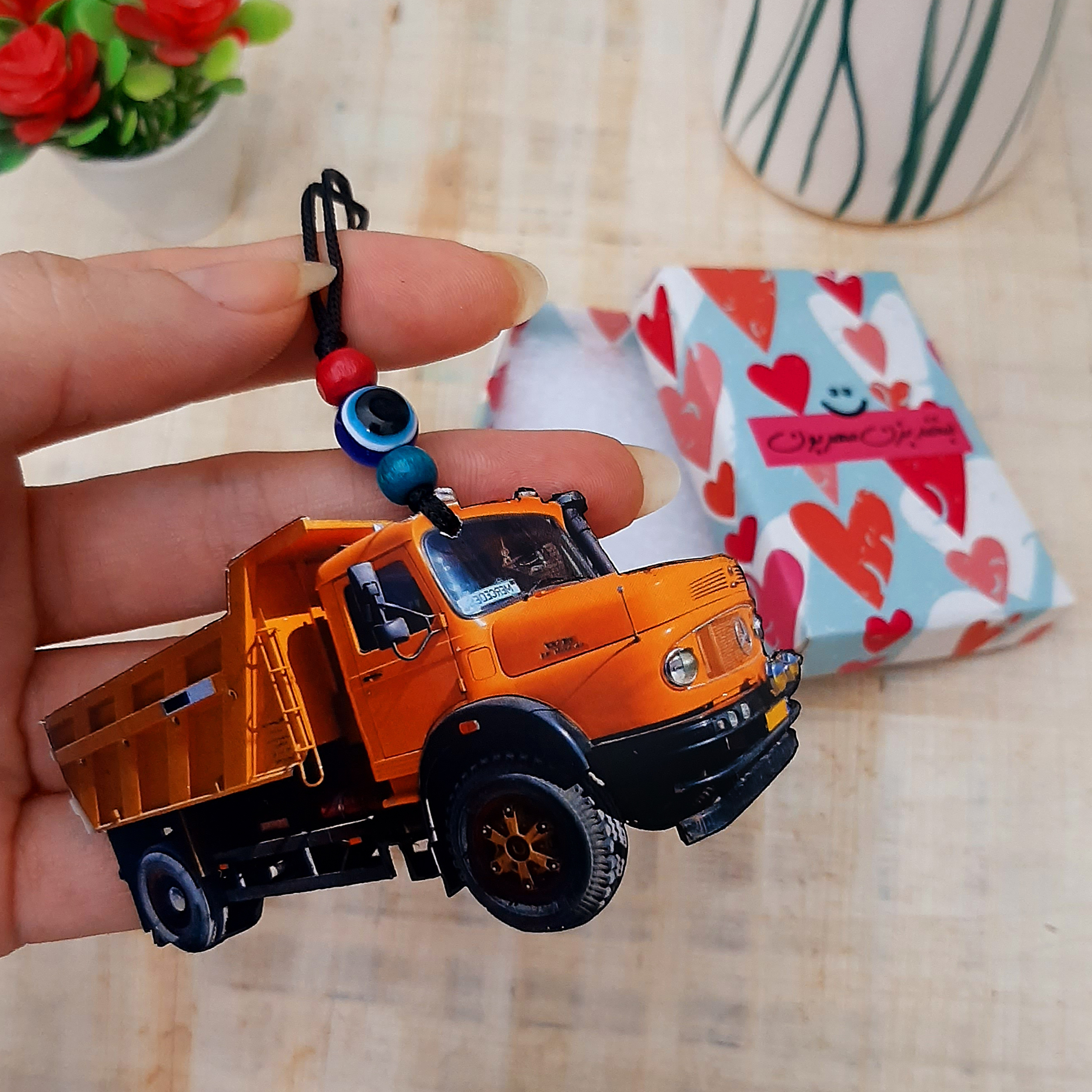 Auto Ornament Oud Mercedes Vrachtwagen Ontwerp