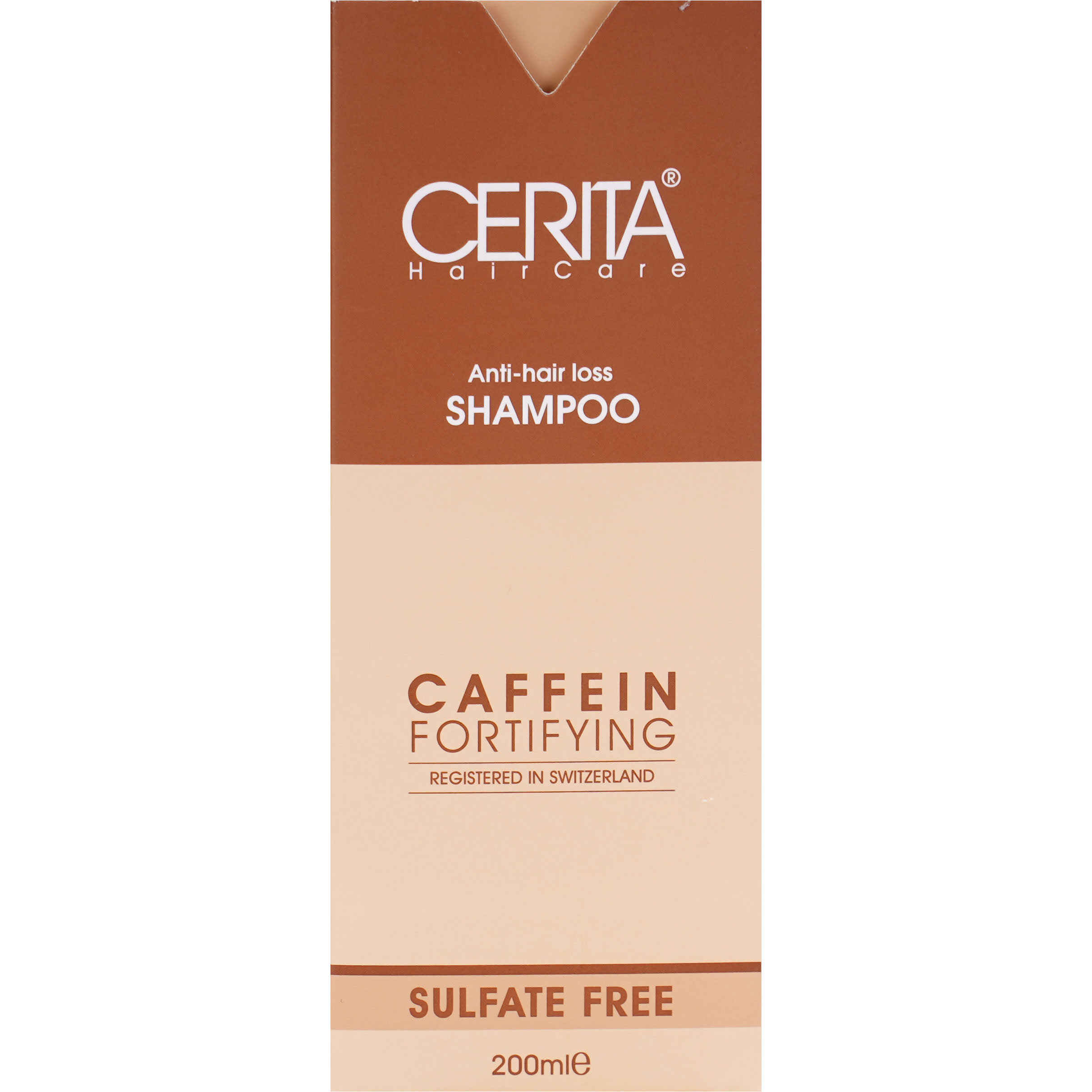 Cerita Versterkende & Anti-Haaruitval Cafeïne Shampoo – Vermindert Haaruitval & Versterkt