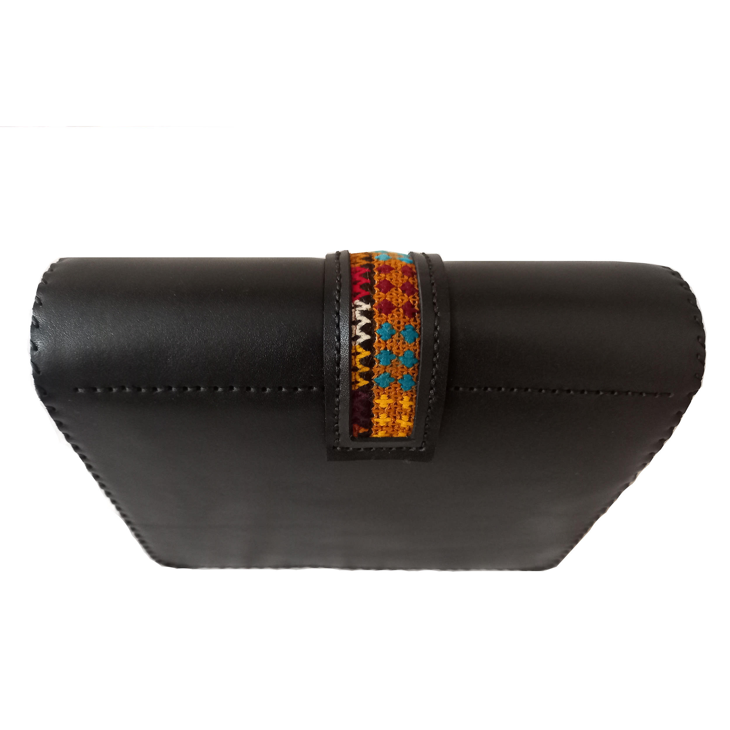 Crossbody Schoudertas met Leer – Kilim Ontwerp